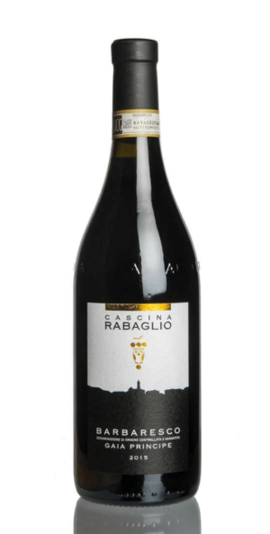 Dieprode Barbaresco Nebbiolo in wijn glas – Piemonte