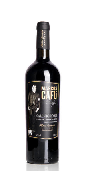 abio Cordella Marcus Cafu Salentino Rosso Primitivo Malvasia Nera IGP-F
