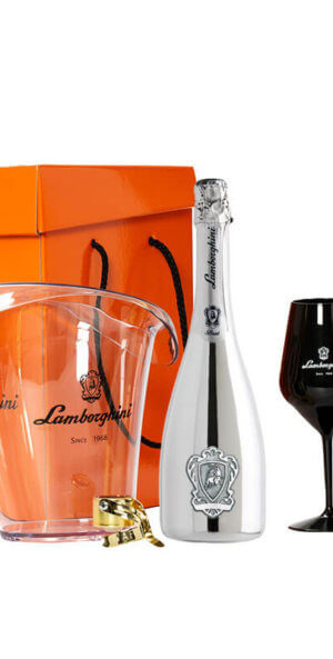 Lamborghini Gift Box Glacette - Brut Vino Spumante Silver