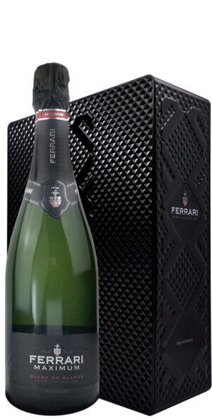 Ferrari, Luxe Gift Box - Maximum Blanc de Blancs + 2 Flûtes