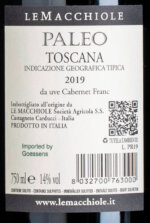 Etiket-Le Macchiole Paleo Toscana 2019-B