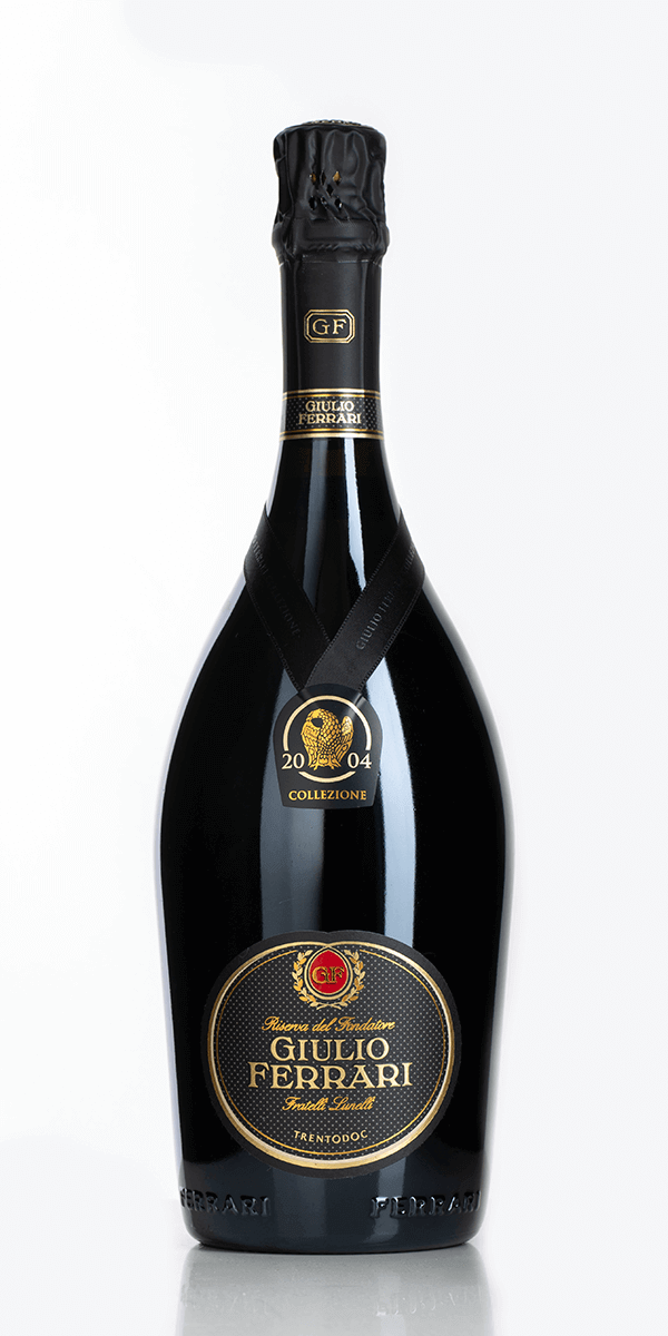 Giulio Ferrari Collezione 2004 – Trento DOC mousserende wijn uit de Dolomieten, certificaat nr. 3118