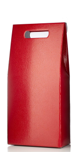 Feestelijke geschenkverpakking voor 2 wijnflessen rood - Afbeelding 3