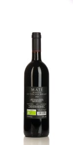 Fles Mantus Merlot Toscana IGT 2021 – Biologische rode wijn van wijnhuis Máté, Montalcino, Toscane