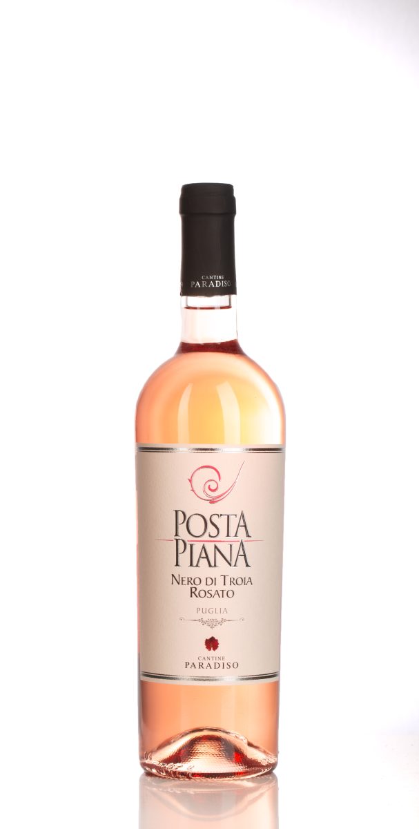 Posta Piana Puglia Nero di Troia Rosato 2024 IG Fles Cantine Paradiso Posta Piana Nero di Troia Rosato – fruitige Italiaanse rosé met kruidige afdronk