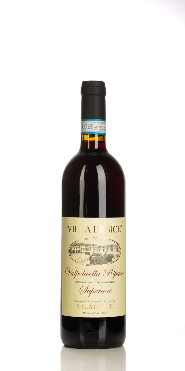 Fles Villa Erbice Valpolicella Ripasso Superiore – biologische rode wijn uit Verona