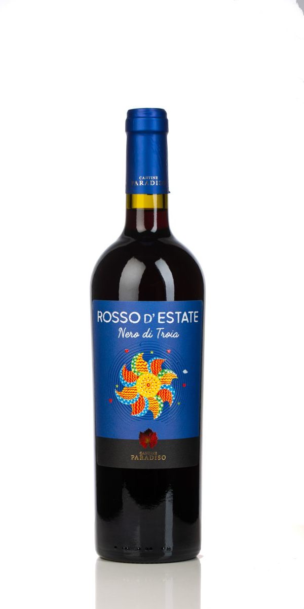 Rosso d’Estate Nero di Troia Puglia IGP rode wijn fles