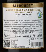 San Boldo Prosecco etiket detail Marsuret